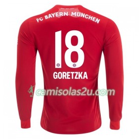 Camisolas de Futebol FC Bayern München Leon Goretzka 18 Equipamento Principal 2019/20 Manga Comprida